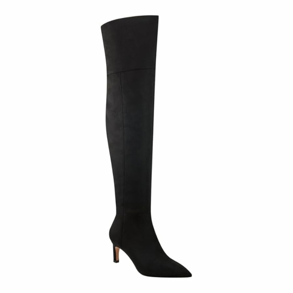 Marc Fisher LTD Women’s Qulie Black Over the Knee Boots 6M NWOB - Picture 6 of 12